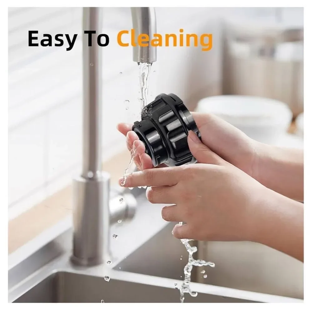 Universal Black Kitchen Disposal Adapter Hub